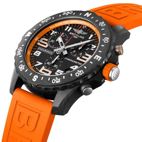 breitling orange chronograph|Breitling chronograph watch price.